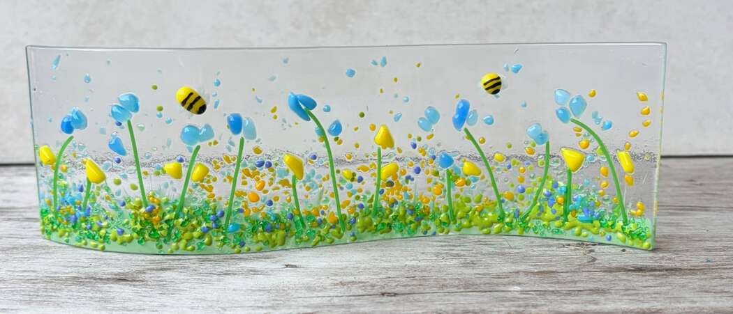 Fused Glass Flower Garden 260225 13:00